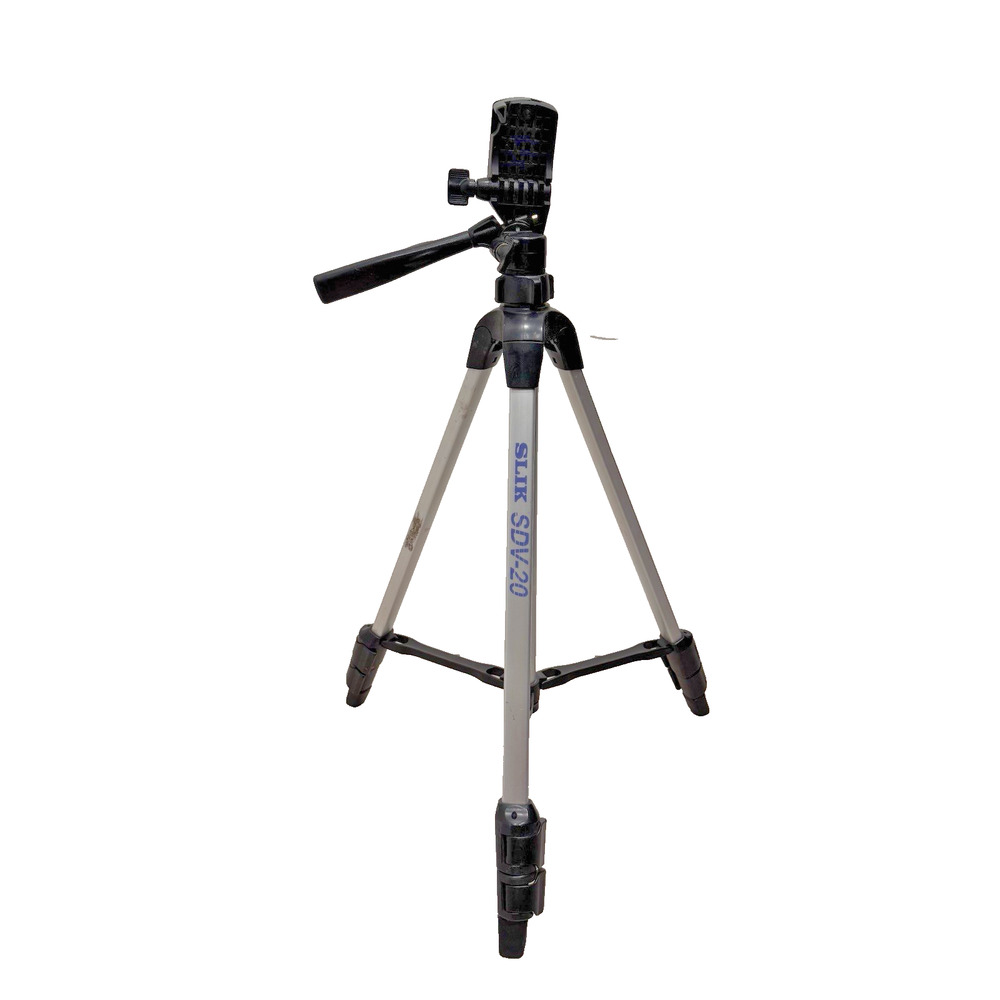 VTG Slik SDV-20 Three Way Pan Head Tripod with Quick Release Plate